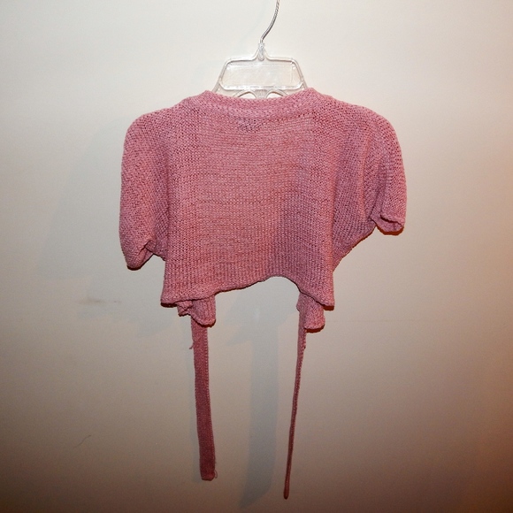 Cejon Accessories Inc. Pink Cropped Wrap Size S - Picture 2 of 2